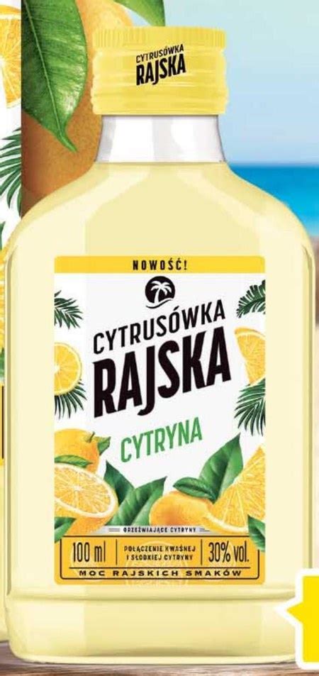 Wódka smakowa Cytrusówka rajska promocja Carrefour Ding pl