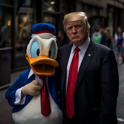 Donald Trump with Donald Duck by Coolarts223 on DeviantArt