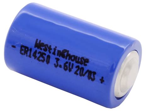 литиевая батарейка 3.6v Westinghouse ER 14250 (1/2AA) по самой выгодной ...