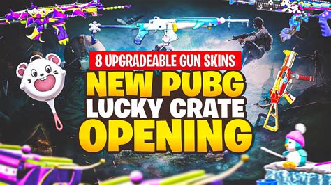 8 UPGRADED GUNS IN ONE PUBG LUCKY CRATE BEST PUBG LUCKY CRATE EVER