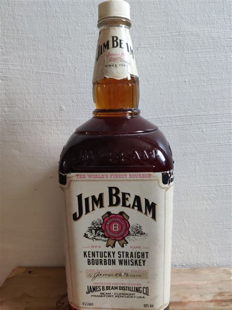 JIM BEAM 4 5 LITER Food Drinks Alcoholic Beverages On Carousell