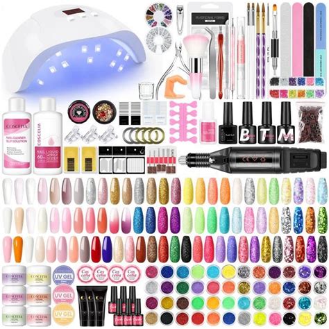 Coscelia Kit Ongle Gel Couleurs Ml Gel D Extensions Couleurs