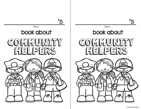 Community Helpers Coloring