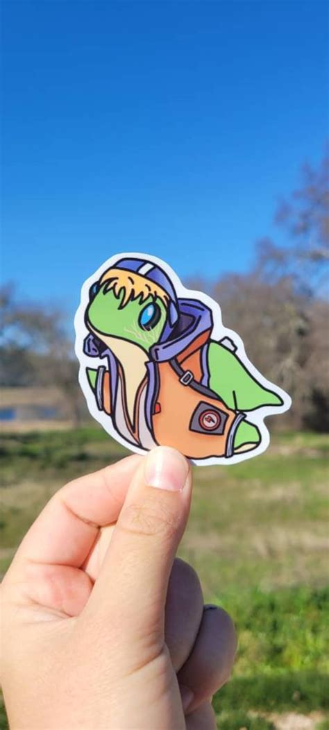 Wattson Nessie Vinyl Sticker Apex Legends Etsy