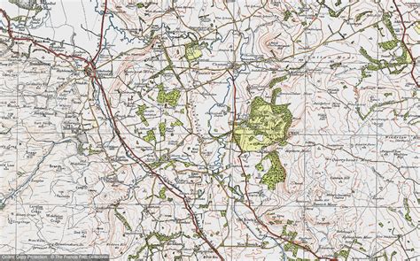 Historic Ordnance Survey Map Of Newtown 1926