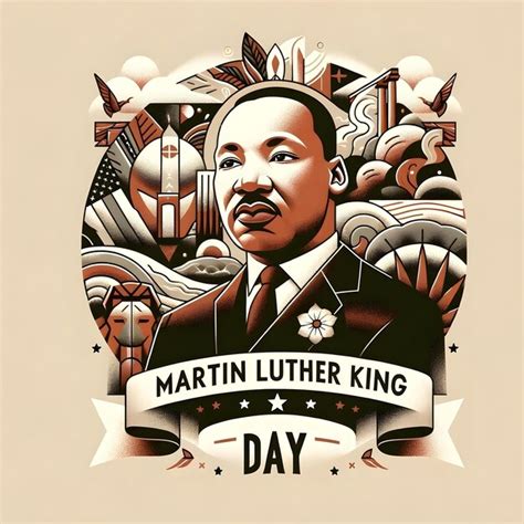 Premium Photo Martin Luther King Day January Card Background Banner