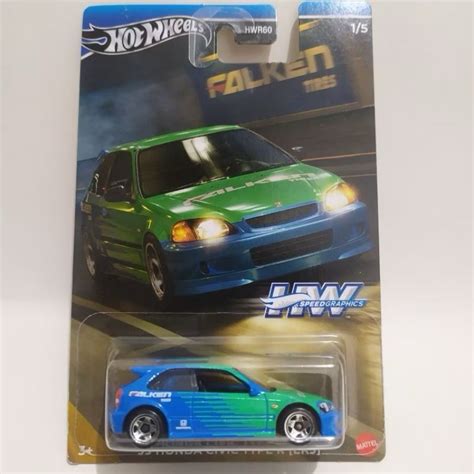 Hotwheels HOT WHEELS CIVIC TYPE R EK FALKEN HW SPEED GRAPICHS Shopee