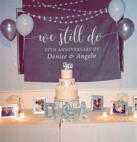 Custom We Still Do Vow Renewal Decor Backdrop Anniversary Etsy