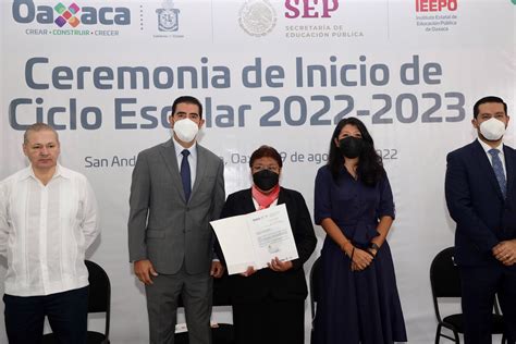 Inaugura El IEEPO Ciclo Escolar 2022 2023 En Oaxaca Instituto Estatal