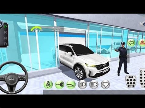 New Kia Sorento Power Suv Mercedes Fuel Up And Washing Parking 3d