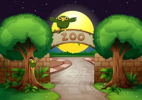 zoo gate illustrations royalty  vector graphics clip art istock