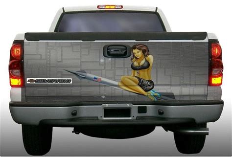 Military Pinup Girl Truck Tailgate Wrap Rapid Grafiks And Signs