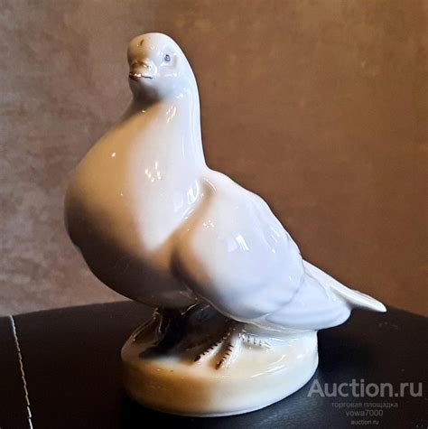 Фарфоровая статуэтка СССР лфз. Голубь — покупайте на Auction.ru по ...