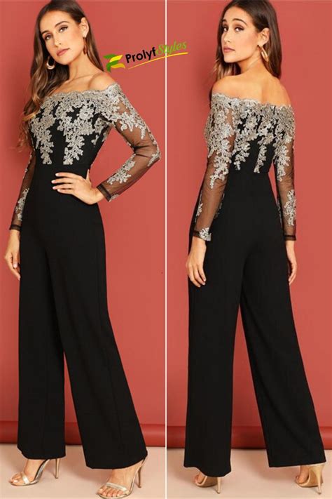 Long Sleeve Jumpsuit Dressy Jumpsuit Formal Jumpsuit Prolyf