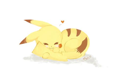 Pokemon: Pikachu Sleeping by Daiyaku on DeviantArt