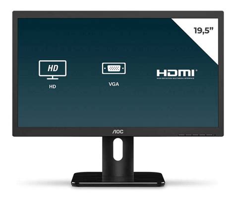 Monitor Aoc E2070swnl Led 19 5 Polegadas MercadoLivre