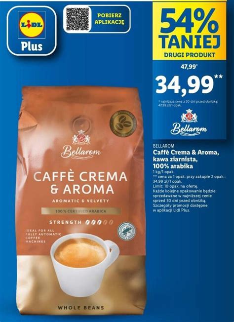 Promocja Bellarom Caffè Crema And Aroma Kawa Ziarnista 100 Arabika 1