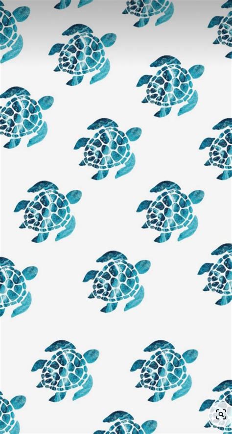 Blue sea turtle themed wallpaper | Summer prints wallpaper, Cute summer wallpapers, Turtle wallpaper