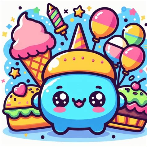 Premium Photo Adorable And Cute Kawaii Illustration Colorful And Flat