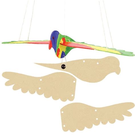 D Wooden Flying Bird Cleverpatch Artesanato Em Madeira Brinquedos