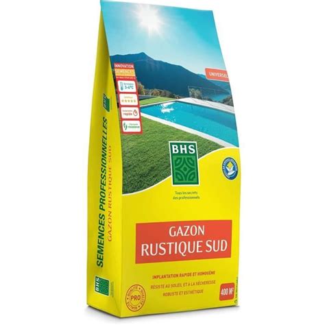 Gazon Rustique Sud Kg M Plus R Sistant Et Mieux Prot G