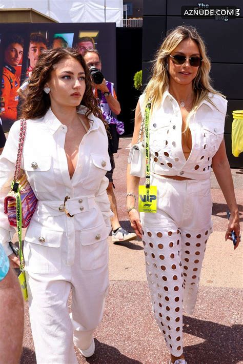 Heidi Klum Leni Klum Sexy Sizzle At The Monaco Grand Prix Nude Event Aznude
