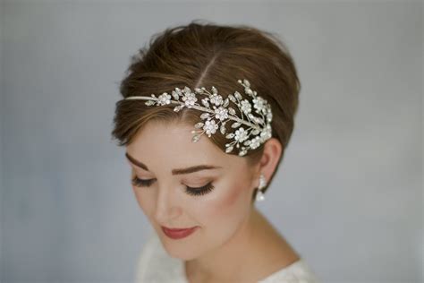 Wedding Hair Bands For Short Hair - jenniemarieweddings