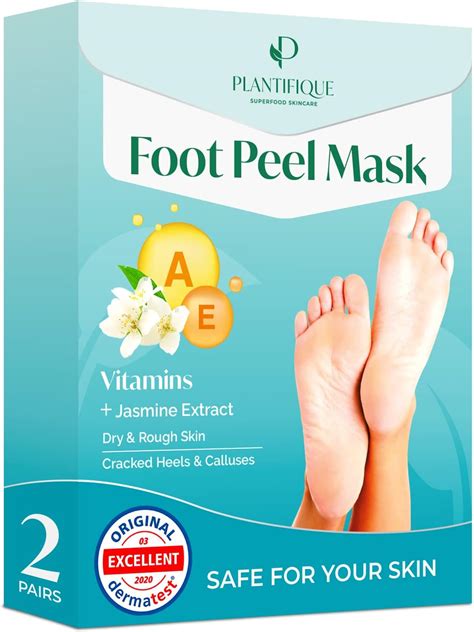 Foot Peel Mask With Vitamins By Plantifique Pack Peeling Foot Mask