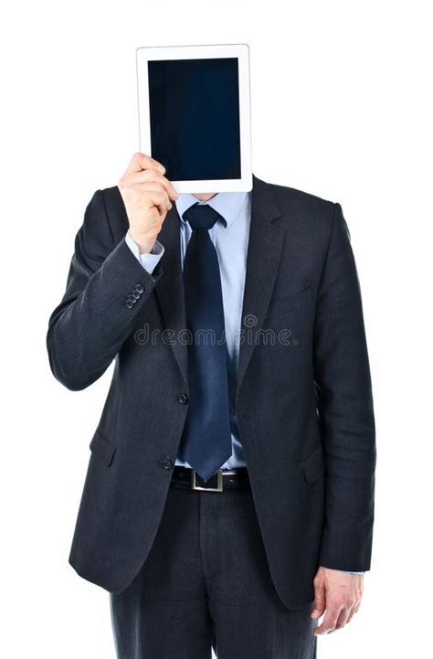 Man Holding Ipad Stock Image Image Of Apple Modern 21377869