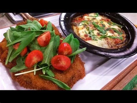 Milanesas De Ojo De Bife Madurados Con Hueso Y Berenjenas Parmesana