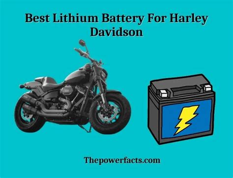 Best Lithium Battery for Harley Davidson Motorcycles: Take Your Ride to ...