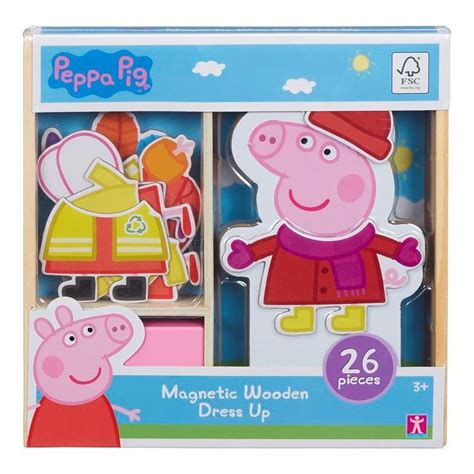 Peppa Pig Wooden Dress Up Set - Character Toys