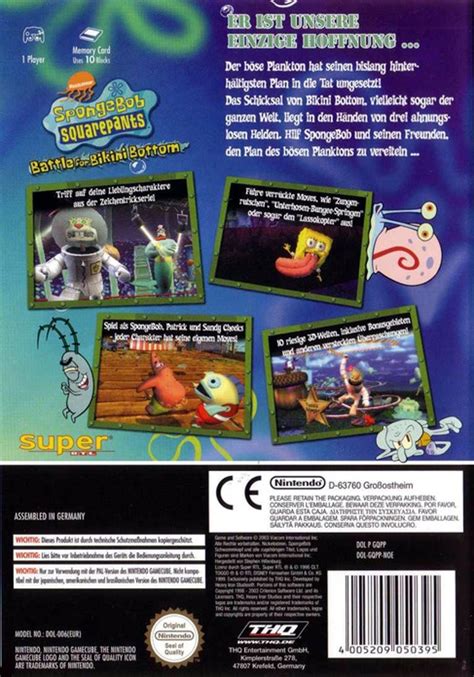 Spongebob Squarepants Battle For Bikini Bottom Bersicht Ntower Dein Nintendo Onlinemagazin