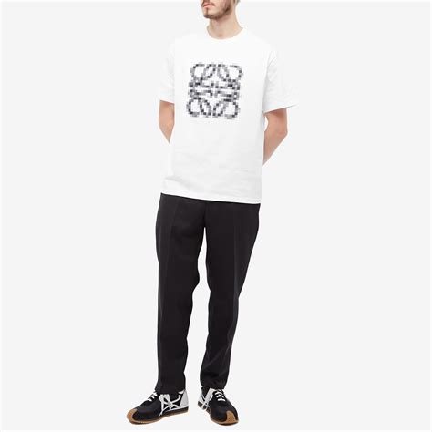 Loewe Anagram Pixelated T-Shirt White | END. (SG)