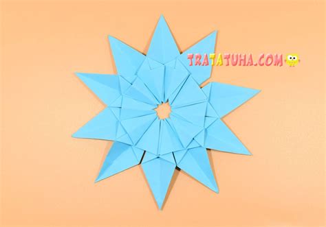 Origami Snowflake with 10 Modular