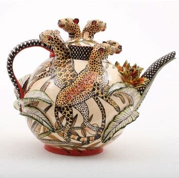 Leopard Teapot Tea Pots Tea Art Tea Pots Vintage