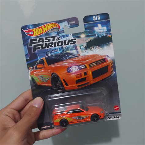 Jual Hot Wheels Nissan Skyline R Fast Furious Orange Kab Bantul Garasi Tiga Inci Tokopedia