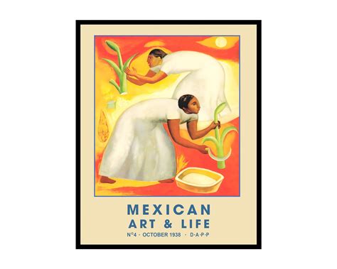 Poster Master Vintage Mexico Poster - Retro Mexican Art and Life Print - Mexican Cultural Art ...