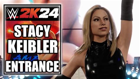 WWE 2K24 Stacy Keibler Entrance Cinematic YouTube