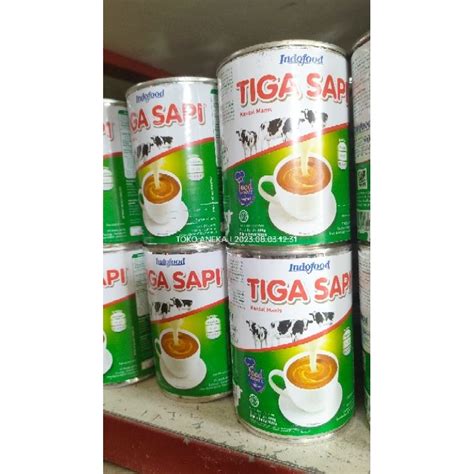 Jual SUSU KENTAL MANIS TIGA SAPI 490g Shopee Indonesia