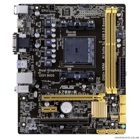 Asus A78M-E AMD A78 (Bolton D3) FM2/FM2+ Micro-ATX Desktop Motherboard ...