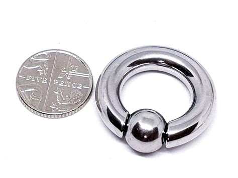 Easy Fit Heavy Gauge Bcr 6mm 2g Cbr 10mm Ball Closure Ring Pa Prince Albert Body Piercing Jewelry