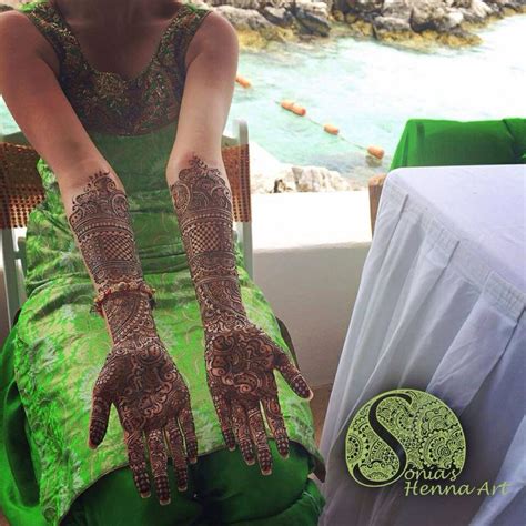 Bridal Henna By Sonia S Henna Art In Cancun Hard Rock Resort Indian