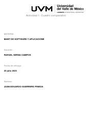 A Jegp Pdf Actividad Cuadro Comparativo Materia Mant De Software