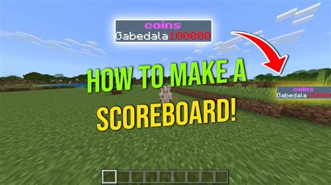 Minecraft Money Scoreboard Setup Tutorial Bedrock YouTube