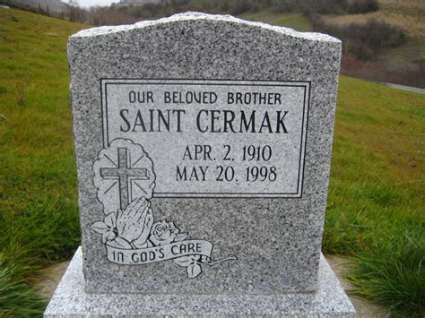 Saint Cermak Find A Grave Memorial