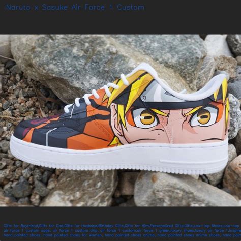 Naruto X Sasuke Air Force Custombuy Now Luxetsy Et Etsy