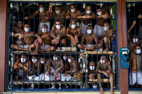 Gangsters In El Salvador Are Locked Up For Covid 19 Inspections Daily