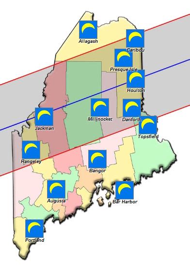 Maine Eclipse viewing information for the Great North American Eclipse ...