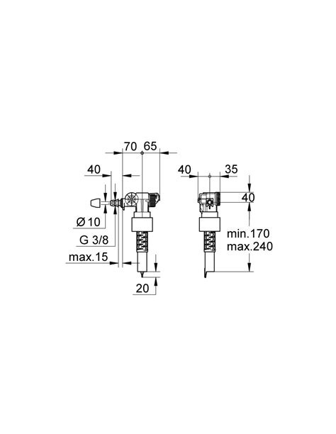 Robinet Flotteur Silencieux De Wc Grohe R F Plomberie Online